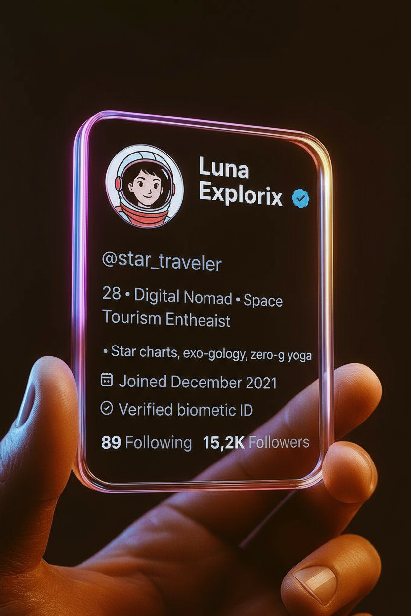 AI一键制作个人资料卡、员工卡、自媒体简介卡片等 | 附prompt提示词-Villain博客
